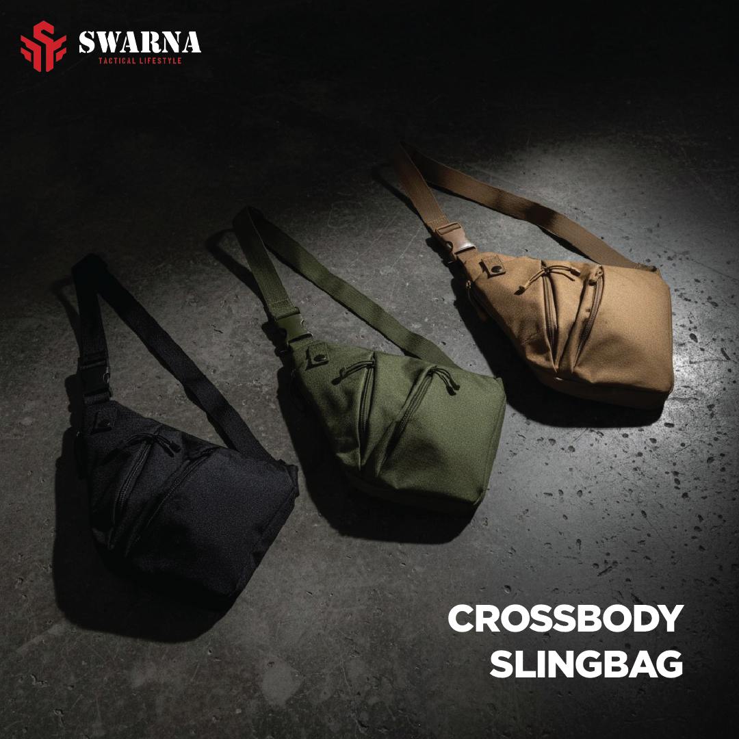 Swarna Crossbody Sling Bag Black